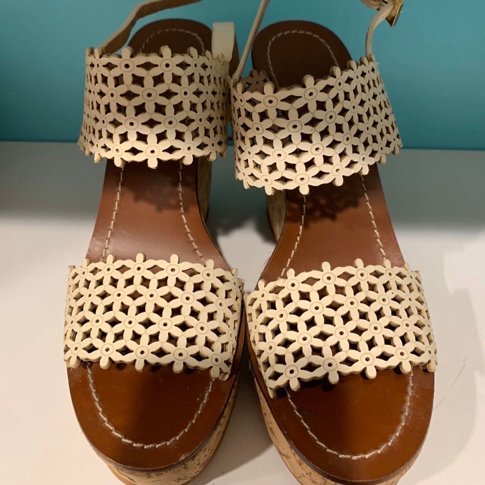 Tory Burch Women Platform Sandals, size 36.5